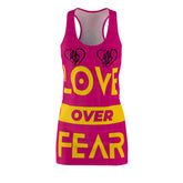 Women's Cut & Sew HIP HOP ART Racerback Dress (AOP)